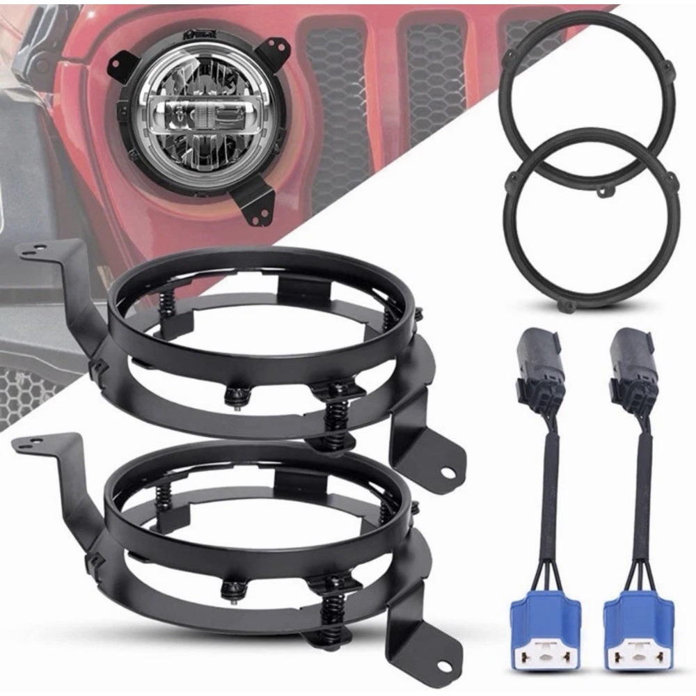 SPL All-directional Adjustment Left & Right Headlight Mounting Brackets
